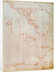 Inv. 1859 6-25-560/2. R. Drawing of architectural details by Michelangelo Buonarroti