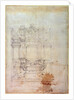 Inv. L859 6-25-823. R. Design for a tomb by Michelangelo Buonarroti