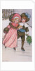 Girl and Boy Skating, late 19th or early 20th century by Florence Hardy