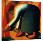 Woman Cutting, c.1900 by Kazimir Severinovich Malevich
