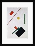 Suprematist Composition, 1915 by Kazimir Severinovich Malevich