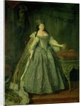Portrait of the Empress Anna Ivanovna 1730 by Louis Caravaque