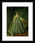 Portrait of the Empress Anna Ivanovna 1730 by Louis Caravaque