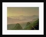 Morning in the Mountains by Caspar David Friedrich