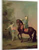 Portrait of Empress Elizabeth Petrovna on Horseback with a Negro Boy, 1743 by Georg Christoph Grooth