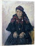 Portrait of a Cossack Woman, 1909 by Vasilij Ivanovic Surikov