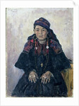 Portrait of a Cossack Woman, 1909 by Vasilij Ivanovic Surikov