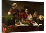 The Supper at Emmaus, 1601 by Michelangelo Merisi da Caravaggio