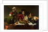 The Supper at Emmaus, 1601 by Michelangelo Merisi da Caravaggio