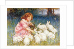 Feeding the Rabbits by Frederick Morgan