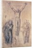 Inv.1895-9-15-509 Recto W.81 Study for a Crucifixion by Michelangelo Buonarroti