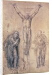 Inv.1895-9-15-509 Recto W.81 Study for a Crucifixion by Michelangelo Buonarroti