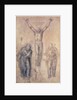Inv.1895-9-15-509 Recto W.81 Study for a Crucifixion by Michelangelo Buonarroti