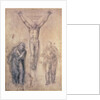 Inv.1895-9-15-509 Recto W.81 Study for a Crucifixion by Michelangelo Buonarroti