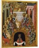 The Descent of the Holy Spirit, Russian icon from the Cathedral of St. Sophia, Novgorod School, 15th century by School Russian
