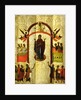 The Protection of the Theotokos Russian icon from the Zverin Monastery, 1399 by Novgorod School