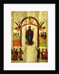 The Protection of the Theotokos Russian icon from the Zverin Monastery, 1399 by Novgorod School