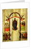 The Protection of the Theotokos Russian icon from the Zverin Monastery, 1399 by Novgorod School