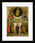 The Ascension of Our Lord, Russian icon from the Malo-Kirillov Monastery, Novgorod School, 1543 by Novgorod School