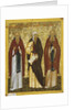 St. John Climacus St. John of Damascus and St. Arsenius, Novgorod School by School Russian