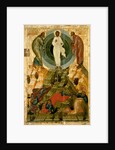 The Transfiguration of Our Lord, Russian icon from the Holy Theotokos Dormition Church on the Volotovo field near Novgorod by Novgorod School