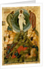 The Transfiguration of Our Lord, Russian icon from the Holy Theotokos Dormition Church on the Volotovo field near Novgorod by Novgorod School