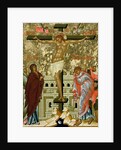 The Crucifixion of Our Lord, Russian icon from the Cathedral of St. Sophia, Novgorod School, 15th century by Anonymous