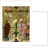The Crucifixion of Our Lord, Russian icon from the Cathedral of St. Sophia, Novgorod School, 15th century by Anonymous