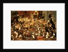 The Battle between Carnival and Lent by Pieter the Younger Brueghel