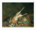 Still Life of a Hare with Hunting Equipment by Hieronymus the Elder Galle