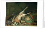 Still Life of a Hare with Hunting Equipment by Hieronymus the Elder Galle