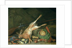 Still Life of a Hare with Hunting Equipment by Hieronymus the Elder Galle