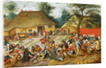 Wedding Feast by Pieter the Younger Brueghel