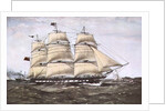 The Clipper Ship 'Anglesey' by Anonymous Anonymous