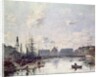 The Port of Trade, Le Havre, 1892 by Eugene Louis Boudin