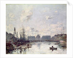 The Port of Trade, Le Havre, 1892 by Eugene Louis Boudin