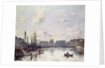 The Port of Trade, Le Havre, 1892 by Eugene Louis Boudin
