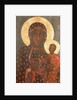 The Black Madonna of Jasna Gora, Byzantine-Russian Icon by School Russian