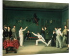 A Fencing Scene, 1827 by Adolphe Ladurner