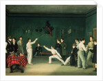 A Fencing Scene, 1827 by Adolphe Ladurner