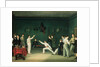 A Fencing Scene, 1827 by Adolphe Ladurner