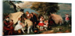 The Acrobats' Camp, Epsom Downs by William Parrott
