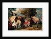 The Acrobats' Camp, Epsom Downs by William Parrott