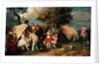 The Acrobats' Camp, Epsom Downs by William Parrott