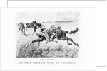 A Peril of the Plains, the First Emigrant Train to California by Frederic Remington