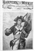 76 Minuteman or Continental Soldier holding a musket flag by George Willoughby Maynard