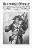 76 Minuteman or Continental Soldier holding a musket flag by George Willoughby Maynard