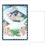 The Holy Family of Shiva and Parvati on Mount Kailash by School Indian