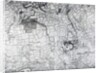 A section of a sheet from the survey of London and it's environs, 1741-5, pub. 1769 by John Rocque