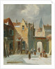 Winter Street Scene by Anthonie Waldorp